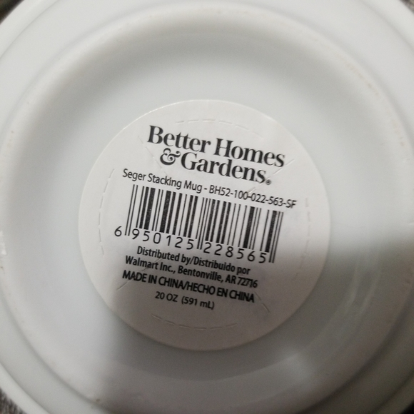 Three Magical Boho Feathers on White 20oz. BHG Coffee Mug - Picture 5 of 5